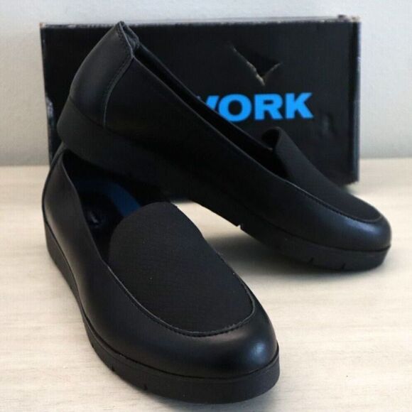 Dr. Scholl's Women's Sz 10M Black Snake Webster Work Slip-On Loafers - Picture 1 of 9